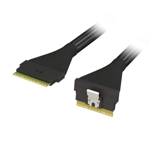 Кабель Gooxi Retimer cable- Standard Slimline 8i to Slimline 8i high-speed cable, the cable length is 850±20mm (excluding) Кабель Gooxi Retimer cable- Standard Slimline 8i to Slimline 8i high-speed cable, the cable length is 850±20mm (excluding)