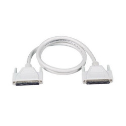 Кабель Advantech PCL-10125-3E с двойным экранированием, с 2-мя разъемами DB-25, 3м, ПВХ, номинальное напряжение до 15В Advantech Кабель для передачи электрического сигнала между узлами системы, Double-shielded cable with 25-pin D-sub connectors