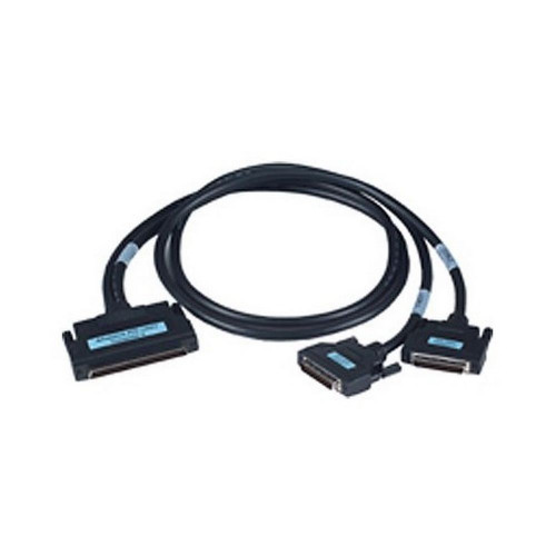 Кабель Advantech PCL-10251-2E  интерфейсный SCSI-100 to 2SCSI-50 Shielded Cable, 2m, P.V.C. jacket 100-Pin to two 50-Pin SCSI Cable, Half pitch 100 pin: Male gold flash contacts, black insulator, 25 twist pairs tinned and strand copper wire with drain wir