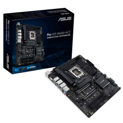 Материнская плата ASUS PRO WS W680-ACE LGA1700 ATX 4xDDR5 4xPCIEx16 PCIEx1 3xM.2 USB-C DP HDMI VGA 2х2.5GLAN Материнская плата ASUS PRO WS W680-ACE LGA1700 ATX 4xDDR5 4xPCIEx16 PCIEx1 3xM.2 USB-C DP HDMI VGA 2х2.5GLAN