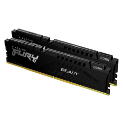 Модуль памяти Kingston 16GBDDR5 5200 DIMM FURY Beast Black XMP Gaming Memory KF552C40BBK2-16 Non-ECC,  CL40, 1.25V, (Kit of 2) 1RX16 40-40-40  288-pin 16Gbit, RTL