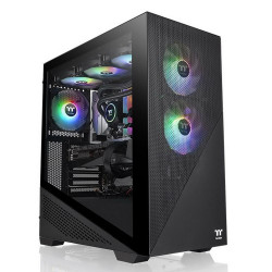 Корпус Thermaltake Divider 370 TG ARGB/Black CA-1S4-00M1WN-00 /Win/SPCC/Tempered Glass1/120mm ARGB PWM Fan3
