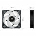 Вентилятор Arctic Cooling ARCTIC P14 PWM PST A-RGB 0dB (Black) - retail (ACFAN00239A)
