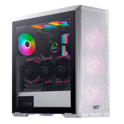 Корпус XPG DEFENDER WHITE [DEFENDER-WHCWW] (Midi-Tower, белый, TG, 120mm fan3)