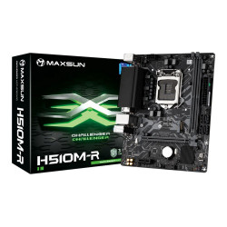 Материнская плата Maxsun MS-Challenger H510M-R H510, LGA1200, 2DDR4, 1PCIEx16, 1PCIEx1, 1M.2, 4USB3.2Gen1, 6USB2.0, 4SATA3.0, 1G, VGA, HDMI, M-ATX, RTL