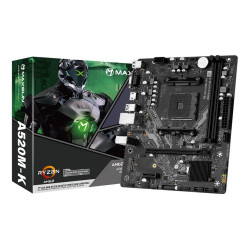 Материнская плата Maxsun MS-Challenger A520M-K A520, AM4, 2DDR4, 1PCIEx16, 1PCIEx1, 2M.2, 4USB3.2Gen1, 6USB2.0, 3SATA3.0, 1G, DP, HDMI, M-ATX, RTL