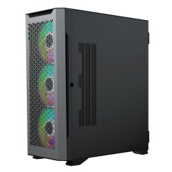 Корпус для ПК ACD Fort 279G ATX, Black, USB2.02+USB 3.0+HD audio, RGB FANs: 4 x 14cm, TGlass side cover, SPCC 0,9 mm., 9 слотов для жестких дисков (7+2)