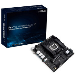 Материнская плата ASUS PRO WS W680M-ACE SE LGA1700 mATX 4xDDR5 PCIEx16 PCIEx4 PCIEx1 2xM.2 USB-C DP HDMI VGA 2х2.5GLAN Материнская плата ASUS PRO WS W680M-ACE SE LGA1700 mATX 4xDDR5 PCIEx16 PCIEx4 PCIEx1 2xM.2 USB-C DP HDMI VGA 2х2.5GLAN