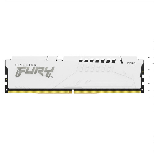 Модуль памяти Kingston 32GB DDR5 6000MHz DIMM FURY Beast White EXPO CL36 Модуль памяти Kingston 32GB DDR5 6000MHz DIMM FURY Beast White EXPO CL36