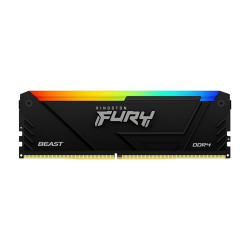 Модуль памяти Kingston 32GB DDR4 3600MHz DIMM FURY Beast Black RGB XMP CL18, 1.35V 288-pin Non-ECC