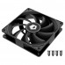 Вентилятор ID-COOLING FL-12025K 120x120x25мм (80шт./кор, 3pin, черный, 1250об/мин, супертихий) BOX Вентилятор ID-COOLING FL-12025K 120x120x25мм (80шт./кор, 3pin, черный, 1250об/мин, супертихий) BOX