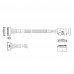 Кабель JPC P7360GB00800-1 Cable MCIO x8 74P (прямой Straight Type) -TO- MCIO x8 74P (угловой Right Exit) , 85 Ohm, L:80cm Кабель JPC P7360GB00800-1 Cable MCIO x8 74P (прямой Straight Type) -TO- MCIO x8 74P (угловой Right Exit) , 85 Ohm, L:80cm