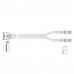 Кабель L285MM012-SD-R   Cable MCIO x8 74P (прямой Straight Type)  -TO-  2x HD MiniSAS 4i 36P (SFF8643, прямой Straight Type) , 85 Ohm, L:80cm