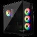 Корпус XPG INVADER X BLACK (INVADERXMT-BKCWW) Mid-Tower Gaming ATX PC Case with Panoramic View, Tempered Glass Panels, and RGB Lighting Black Корпус XPG INVADER X BLACK (INVADERXMT-BKCWW) Mid-Tower Gaming ATX PC Case with Panoramic View, Tempered Glass Panels, and RGB Lighting Black