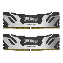 Модуль памяти Kingston 32GB DDR5 6800 FURY Renegade Silver/Black XMP Non-ECC Unbuffered DIMM (Kit 216gb) 1RX8 36-42-42 1.4V 288-pin 16Gbit Модуль памяти Kingston 32GB DDR5 6800 FURY Renegade Silver/Black XMP Non-ECC Unbuffered DIMM (Kit 216gb) 1RX8 36-42-42 1.4V 288-pin 16Gbit