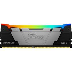 Модуль памяти Kingston 16GB DDR4 3600 FURY Renegade RGB Black XMP Non-ECC Unbuffered DIMM (Single Module) 2RX8 16-20-20 1.35V 288-pin 8Gbit Модуль памяти Kingston 16GB DDR4 3600 FURY Renegade RGB Black XMP Non-ECC Unbuffered DIMM (Single Module) 2RX8 16-20-20 1.35V 288-pin 8Gbit