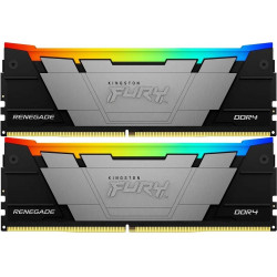 Модуль памяти Kingston 16GB DDR4 4600 FURY Renegade RGB Black XMP Non-ECC Unbuffered DIMM (Kit 28gb) 1RX8 19-26-26 1.5V 288-pin 8Gbit Модуль памяти Kingston 16GB DDR4 4600 FURY Renegade RGB Black XMP Non-ECC Unbuffered DIMM (Kit 28gb) 1RX8 19-26-26 1.5V 288-pin 8Gbit