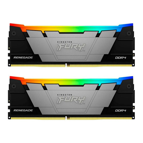 Модуль памяти Kingston 64GB DDR4 3600 FURY Renegade RGB Black XMP Non-ECC Unbuffered DIMM (Kit 232gb) 2RX8 18-22-22 1.35V 288-pin 16Gbit Модуль памяти Kingston 64GB DDR4 3600 FURY Renegade RGB Black XMP Non-ECC Unbuffered DIMM (Kit 232gb) 2RX8 18-22-22 1.35V 288-pin 16Gbit