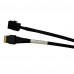 Кабель Amphenol  RSL38-1067  Slimline SASx4 (SFF8654) -to- HD MiniSAS x4 (SFF8643) 100cm,