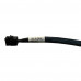 Кабель Amphenol  RSL38-2804  Slimline SASx4 (SFF8654) -to- HD MiniSAS x4 (SFF8643) 80cm,