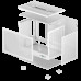 Корпус  Deepcool CH160 WH R-CH160-WHNGI0-G-1