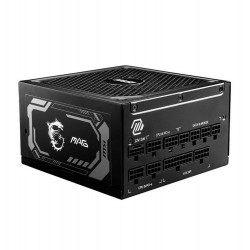 Блок питания MSI MAG A1000GL PCIE5 1000W, 80+ Gold, полностью модульный, ATX 3.0, PCIE5, RTL