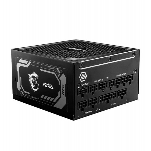 Блок питания MSI MAG A1000GL PCIE5 1000W, 80+ Gold, полностью модульный, ATX 3.0, PCIE5, RTL