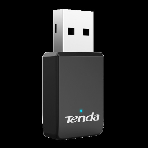 Адаптер беспроводной связи (Wi-Fi) Tenda U9 Двухдиапазонный Wi-Fi адаптер AC650 до 200 Мбит/с на 2.4 ГГц + до 433 Мбит/с на 5 ГГц, внутренняя антенна, передатчик 20 dBm, USB 2.0