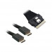 Кабель Luxshare L285SL016-SD-R Slimline SASx8 to 2x OCuLink x4 1M Кабель Luxshare L285SL016-SD-R Slimline SASx8 to 2x OCuLink x4 1M