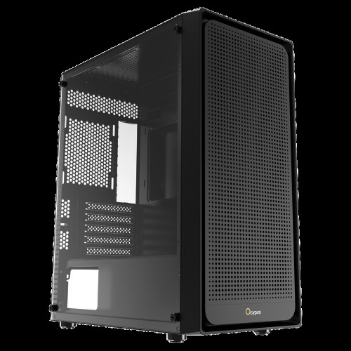 Корпус для ПК Case Ocypus Gamma C50 BK mATX / win / black / no PSU / Tempered Glass