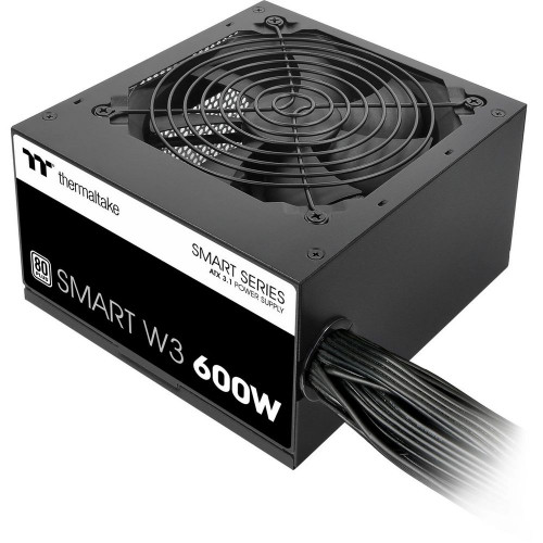 Блок питания ПК Thermaltake Smart W3 600 /Non Modular/Non Light/Full Range/Analog/80 Plus/EU/Non JP CAP/All Flat Cables/ATX 3.1
