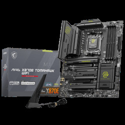 Материнская плата MSI MAG X870E TOMAHAWK WIFI X870E, AM5, 4DDR5, 3PCIEx16, 4M.2, 4TypeC, 2USB3.2Gen2, 7USB3.2Gen1, 8USB2.0, 4SATA3.0, 5G, Type-C(DP), HDMI, ATX, RTL