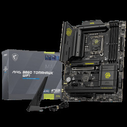 Материнская плата MSI MAG B860 TOMAHAWK WIFI B860, LGA1851, 4DDR5, 2PCIEx16, 1PCIEx1, 3M.2, 3TypeC, 4USB3.2Gen2, 2USB3.2Gen1, 8USB2.0, 4SATA3.0, 5G, Type-C(DP), DP, HDMI, ATX, RTL