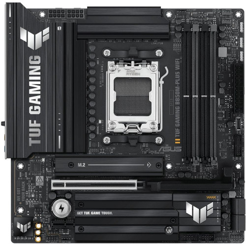 Материнская плата ASUS TUF GAMING B850M-PLUS WIFI AM5 mATX 4xDDR5 PCIEx16 PCIEx1 3xM.2 USB-C DP HDMI 2.5GLAN Wi-Fi 6Е Материнская плата ASUS TUF GAMING B850M-PLUS WIFI AM5 mATX 4xDDR5 PCIEx16 PCIEx1 3xM.2 USB-C DP HDMI 2.5GLAN Wi-Fi 6Е