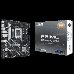 Материнская плата ASUS PRIME H810M-A-CSM LGA1851 mATX 2xDDR5 PCIEx16 PCIEx1 2xM.2 DP HDMI GLAN Материнская плата ASUS PRIME H810M-A-CSM LGA1851 mATX 2xDDR5 PCIEx16 PCIEx1 2xM.2 DP HDMI GLAN