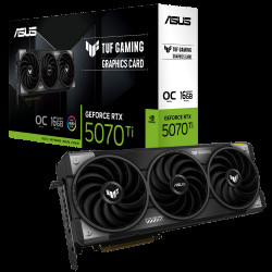 Видеокарта ASUS RTX5070Ti TUF GAMING 16GB GDDR7 256bit 3xDP 2xHDMI 3FAN RTL [TUF-RTX5070TI-O16G-GAMING]