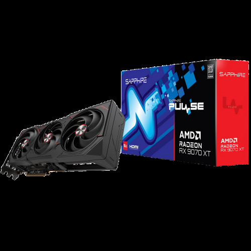 Видеокарта Sapphire RX9070XT PULSE 16GB GDDR6 256bit 2xDP 2xHDMI 3FAN RTL Видеокарта Sapphire RX9070XT PULSE 16GB GDDR6 256bit 2xDP 2xHDMI 3FAN RTL