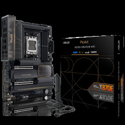 Материнская плата ASUS PROART X870E-CREATOR WIFI AM5 ATX 4xDDR5 3xPCIEx16 4xM.2 3xUSB-C DP HDMI 2.5GLAN 10GLAN Wi-Fi 7 Материнская плата ASUS PROART X870E-CREATOR WIFI AM5 ATX 4xDDR5 3xPCIEx16 4xM.2 3xUSB-C DP HDMI 2.5GLAN 10GLAN Wi-Fi 7