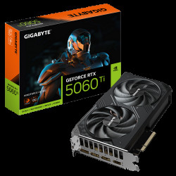 Видеокарта Gigabyte RTX5060Ti WINDFORCE OC 16GB GDDR7 128bit 3xDP HDMI 2FAN RTL