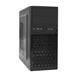 Корпус Minitower ExeGate BA-203U  (mATX, без БП, 3USB+1USB3.0, аудио, черный)