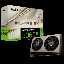 Видеокарта MSI RTX5060Ti INSPIRE 2X OC 16GB GDDR7 128bit 3xDP HDMI 2FAN RTL