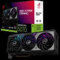 Видеокарта ASUS RTX5070 ROG STRIX OC 12GB GDDR7 192bit 3xDP 2xHDMI 3FAN RTL [ROG-STRIX-RTX5070-O12G-GAMING]