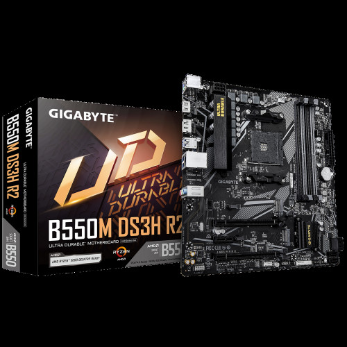 Материнская плата Gigabyte B550M DS3H R2, RTL Материнская плата Gigabyte B550M DS3H R2, RTL
