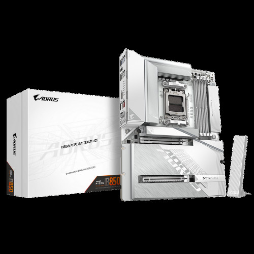 Материнская плата Gigabyte B850 AORUS STEALTH ICE, RTL Материнская плата Gigabyte B850 AORUS STEALTH ICE, RTL