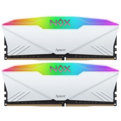 Модуль памяти Apacer 16GB DDR4 3600 DIMM OC NOX RGB WHITE AURA2 w/HS, kit 2x8GB CL18, 1.35V