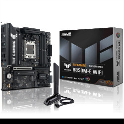 Материнская плата ASUS TUF GAMING B850M-E WIFI AM5 mATX 4хDDR5 PCIEx16 PCIEx1 3xM.2 USB-C 2хDP HDMI 2.5GLAN Wi-Fi 6Е Материнская плата ASUS TUF GAMING B850M-E WIFI AM5 mATX 4хDDR5 PCIEx16 PCIEx1 3xM.2 USB-C 2хDP HDMI 2.5GLAN Wi-Fi 6Е
