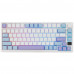 Клавиатура Royal Kludge RK-M75 Taro milk USB/2.4 GHz/Bluetоoth, RGB, Hot Swap, Brown switch Клавиатура Royal Kludge RK-M75 Taro milk USB/2.4 GHz/Bluetоoth, RGB, Hot Swap, Brown switch