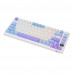 Клавиатура Royal Kludge RK-M75 Taro milk USB/2.4 GHz/Bluetоoth, RGB, Hot Swap, Brown switch Клавиатура Royal Kludge RK-M75 Taro milk USB/2.4 GHz/Bluetоoth, RGB, Hot Swap, Brown switch