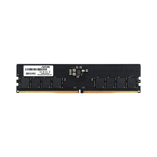 Модуль памяти Afox 16GB DDR5 4800Mhz UDIMM Single Channel Package (1x16GB) PC5-38400, 288- Pin, Non-ECC, Un-Buffered, CL40-38-38-77, 1.1V