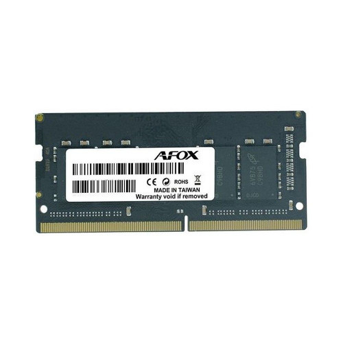 Модуль памяти Afox 4GB DDR4 3200Mhz SO-DIMM Single Channel Package (1x4GB) PC4-25600, 260- Pin, Non-ECC, Un-Buffered, XMP 2.0, CL 16-18-18-39, 1.35V